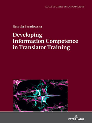 cover image of Developing Information Competence in Translator Training